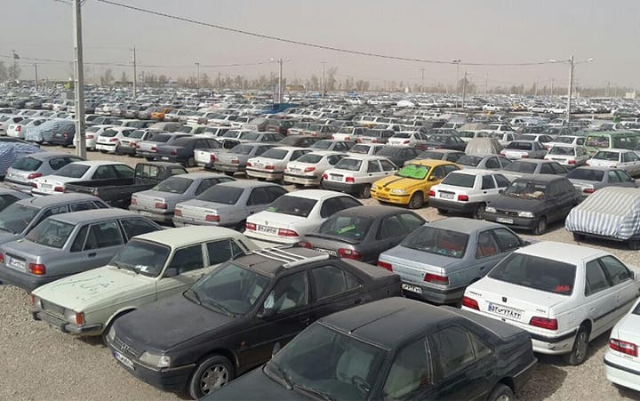 7 هزار خودروی توقیفی در پارکینگ‌ها خاک می خورند!