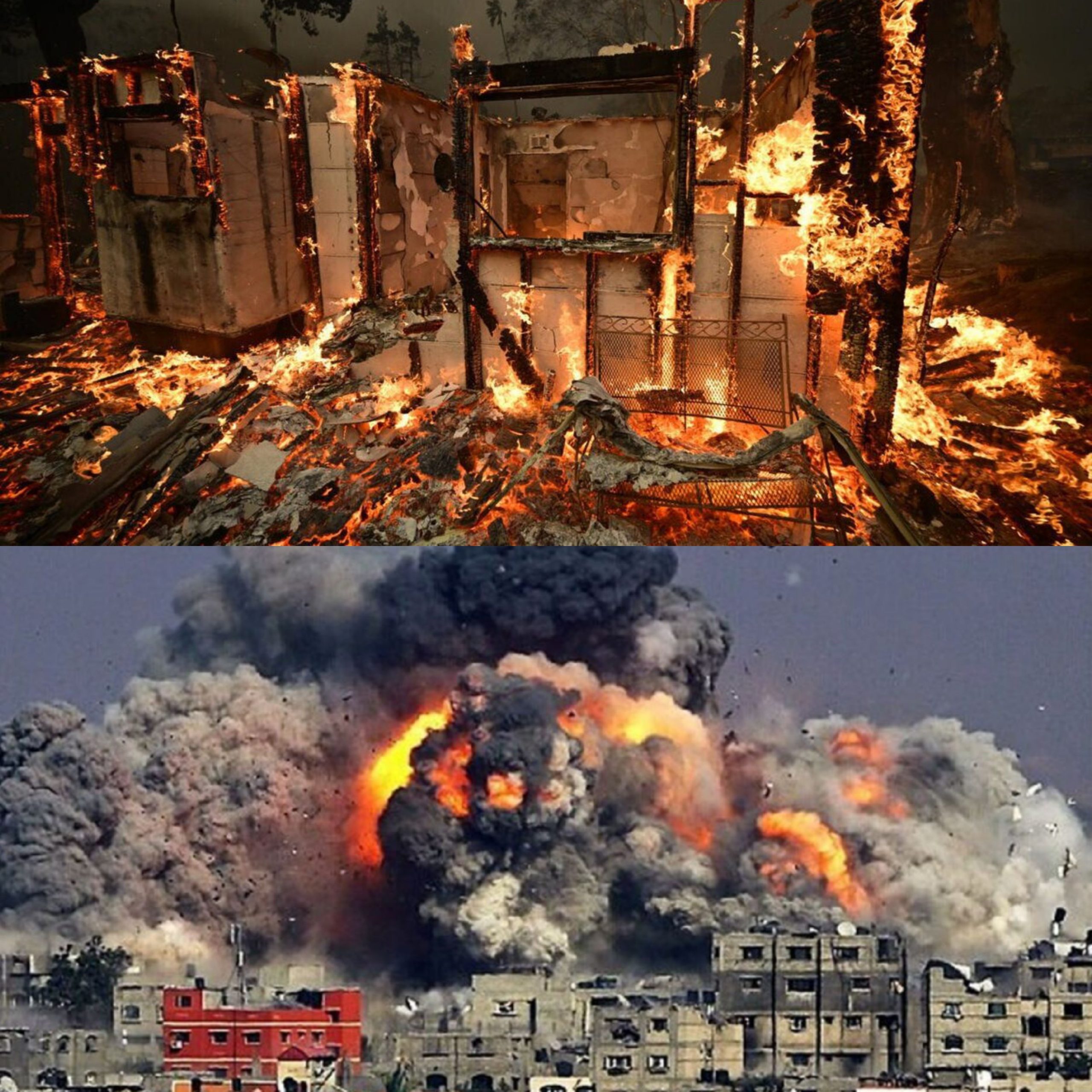 یک مقایسه تکان دهنده بین غزه و لس آنجلس!