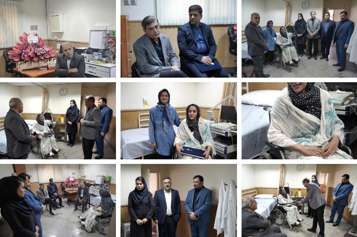 عیادت مدیران بیمه ملت از نماینده سانحهدیده شرکت Capture - عیادت مدیران بیمه ملت از نماینده سانحهدیده شرکت