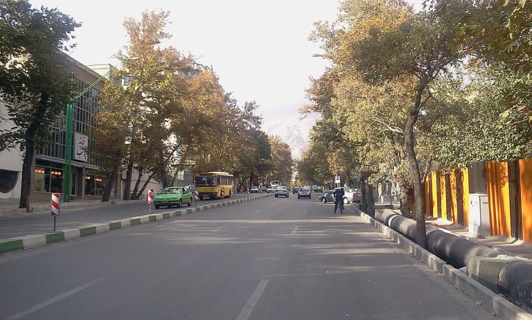 خیابان شریعتی تهران بسته شد