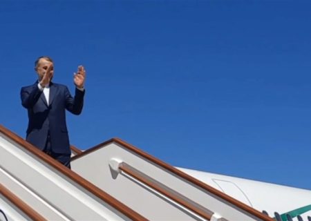 وزیر امور خارجه تهران را به مقصد ایروان ترک کرد