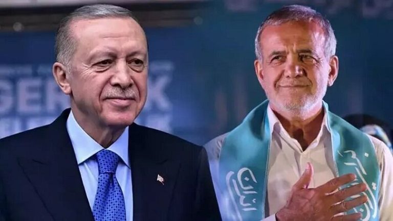 احساس صمیمیت اردوغان با پزشکیان! / اردوغان: با هم ترکی حرف بزنیم یا فارسی؟!