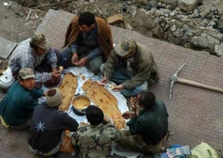 دست کارگران دیگر به گوشت و برنج ایرانی نمی رسد!