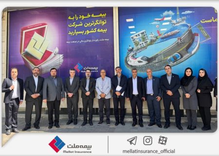 بازدید مدیرعامل و جمعی از مدیران شرکت بیمه ملت از شعبه همدان